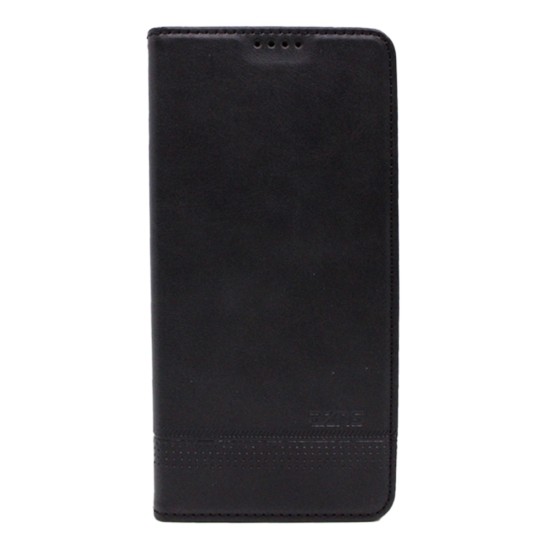  LEATHER FLIP COVER WITH INTERNAL POCKET AND CARD HOLDER FOR SAMSUNG A13 4G BLACK.
